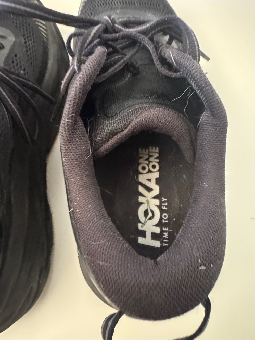Hoka Black Thick-Soled Performance Running Shoes - Picture 7 of 11